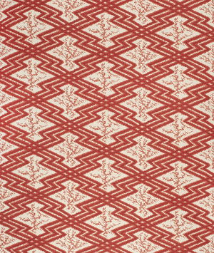 Lee Jofa Via Krupp Red/Ecru Fabric