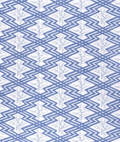 Lee Jofa Via Krupp Blue/White Fabric