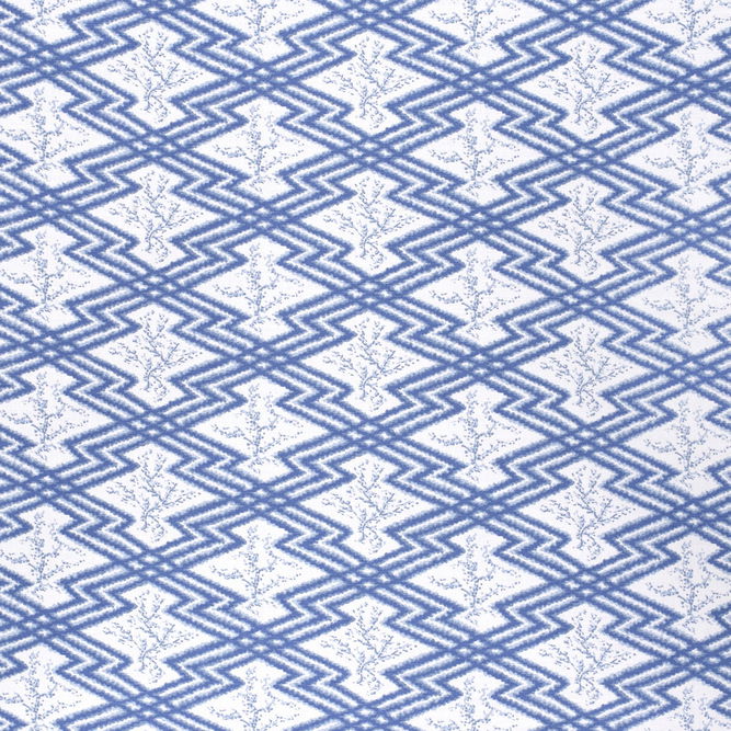 Lee Jofa Via Krupp Blue/White Fabric