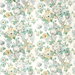 Lee Jofa Avondale Print Slate/Aqua Fabric