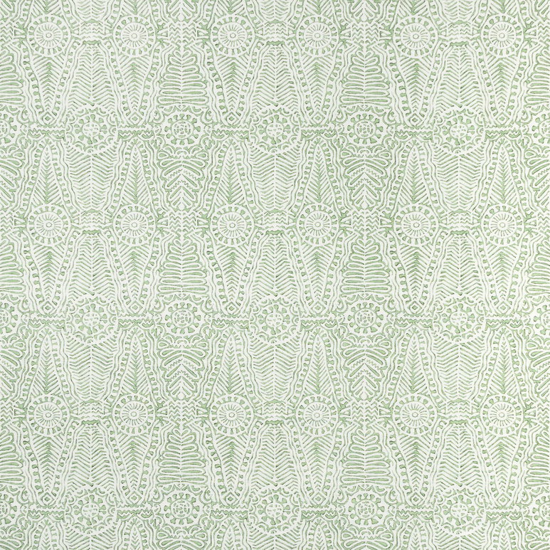 Lee Jofa Drayton Print Moss Fabric