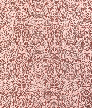 Lee Jofa Drayton Print Rust Fabric