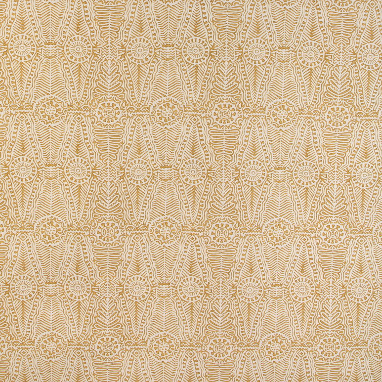Lee Jofa Drayton Print Maize Fabric