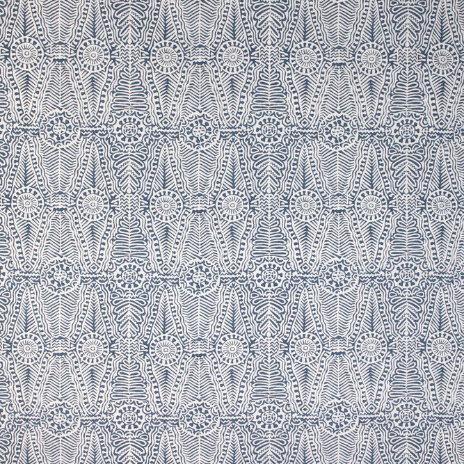 Lee Jofa Drayton Print Indigo Fabric