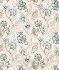 Lee Jofa Wimberly Print Blue/Spring Fabric