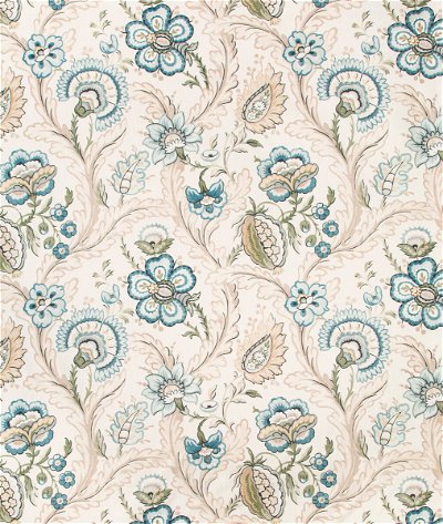 Lee Jofa Wimberly Print Blue/Spring Fabric