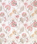 Lee Jofa Wimberly Print Blush/Stone Fabric