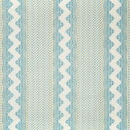 Lee Jofa Whitaker Print Ocean/Gold Fabric