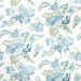 Lee Jofa Augustine Print Aqua Fabric