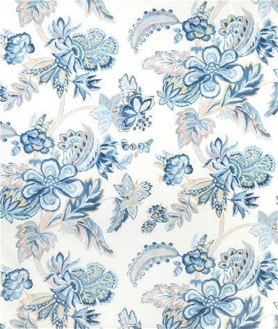 Lee Jofa Augustine Print Blue Fabric
