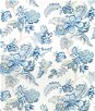 Lee Jofa Augustine Print Blue Fabric