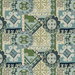 Lee Jofa Batangas Print Aqua/Leaf Fabric