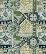 Lee Jofa Batangas Print Aqua/Leaf
