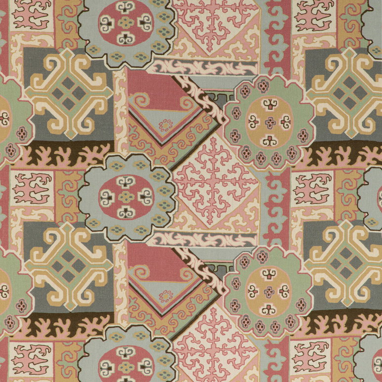 Lee Jofa Batangas Print Pink/Multi Fabric