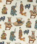 Lee Jofa Tambelan Print Lacquer Fabric