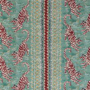 Lee Jofa Bongol Print Aqua Fabric