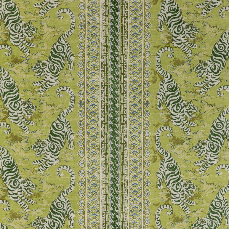 Lee Jofa Bongol Print Kiwi Fabric