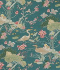 Lee Jofa Luzon Print Lagoon Fabric