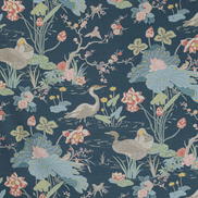 Lee Jofa Luzon Print Sapphire Fabric