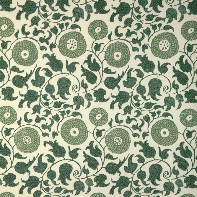 Lee Jofa Eldora Print Juniper/Leaf Fabric
