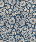 Lee Jofa Eldora Print Indigo Fabric