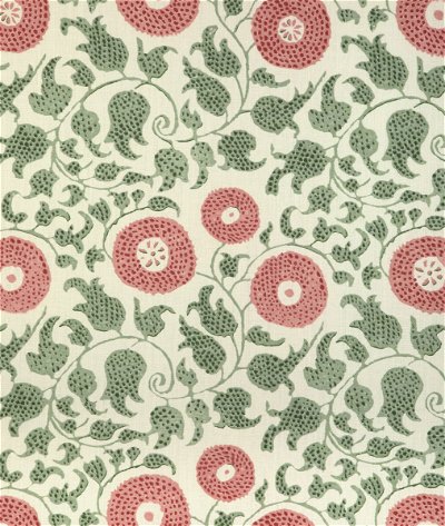 Lee Jofa Eldora Print Leaf/Rose Fabric