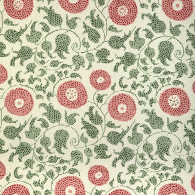 Lee Jofa Eldora Print Leaf/Rose Fabric