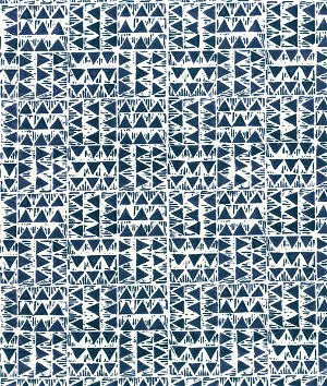Lee Jofa Yampa Print Navy Fabric