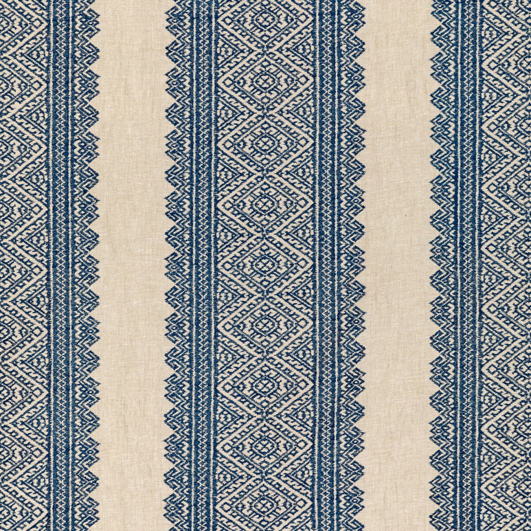 Lee Jofa Avon Embroidery Denim Fabric