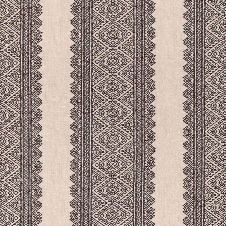 Lee Jofa Avon Embroidery Smoke Fabric