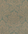 Lee Jofa Acanthus Damask Blue Fabric