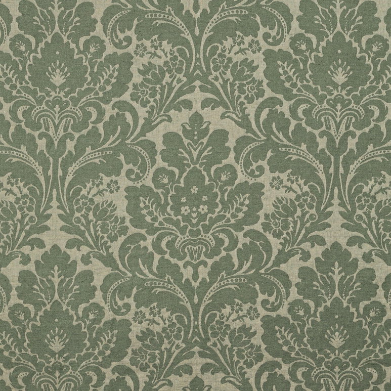 Lee Jofa Acanthus Damask Loden Fabric