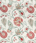 Lee Jofa Shiraz Embroidery Rose/Jade Fabric