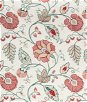 Lee Jofa Shiraz Embroidery Rose/Jade Fabric