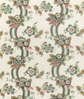 Lee Jofa Benday Print Green/Rose Fabric