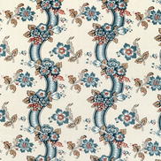 Lee Jofa Benday Print Denim/Berry Fabric
