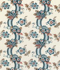 Lee Jofa Benday Print Denim/Berry Fabric
