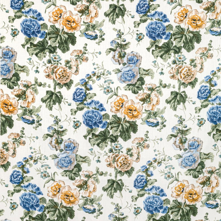 Lee Jofa Upton Linen Ivory/Capri Fabric