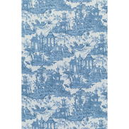 Lee Jofa Pagoda Toile Blue Fabric