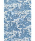 Lee Jofa Pagoda Toile Blue Fabric