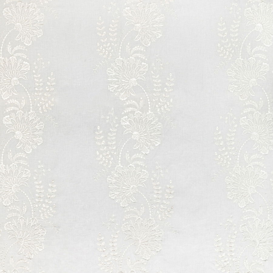 Lee Jofa Valencia Sheer Ivory Fabric | OnlineFabricStore