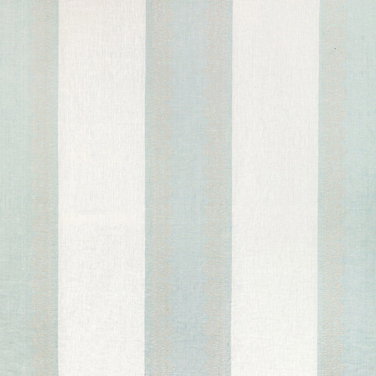 Lee Jofa Banner Sheer Aqua Fabric