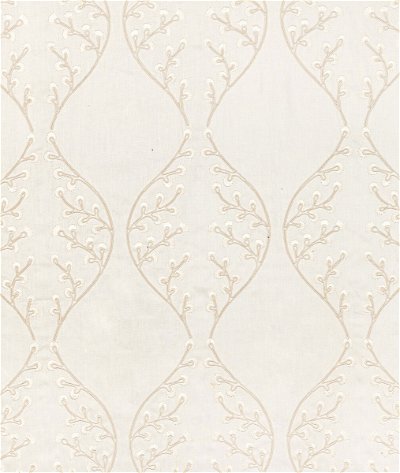 Lee Jofa Lillie Embroidery Ivory Fabric