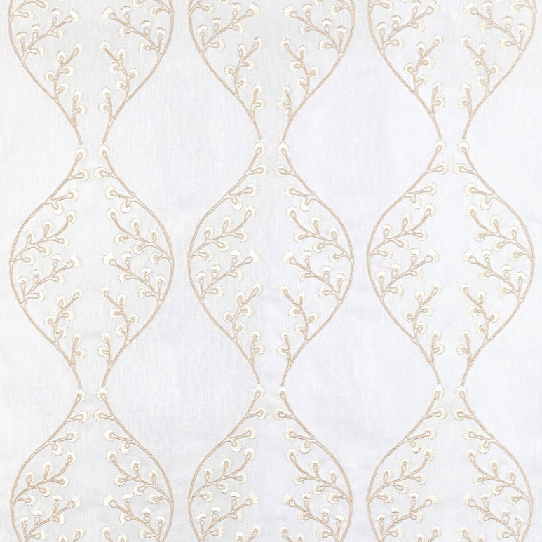 Lee Jofa Lillie Sheer Ivory/Pearl Fabric