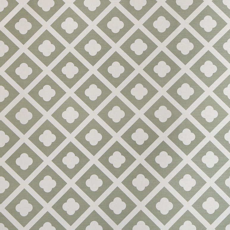 Lee Jofa Jardin Sage On Ecru Fabric