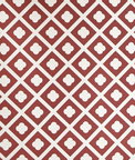 Lee Jofa Jardin Dark Rust On Ecru Fabric
