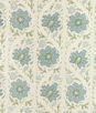 Lee Jofa Calico Vine Green Blue Fabric