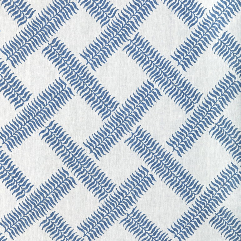 Lee Jofa Garden Trellis Weave Blue Fabric