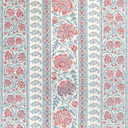 Lee Jofa Indiennes Stripe Berry Fabric