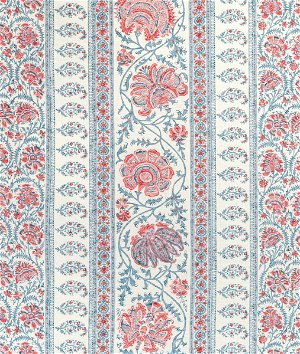 Lee Jofa Indiennes Stripe Berry Fabric